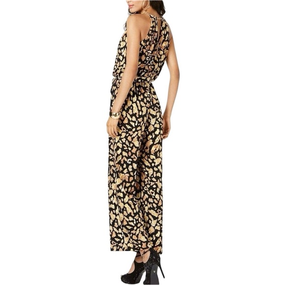 Thalia Sodi Fashion Animal Print Jumpsuit Size M - Picture 2 of 7
